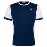 Head Davies T-Shirt Boys Dark Blue / White